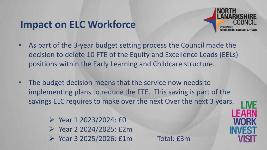 impact on elc workforce