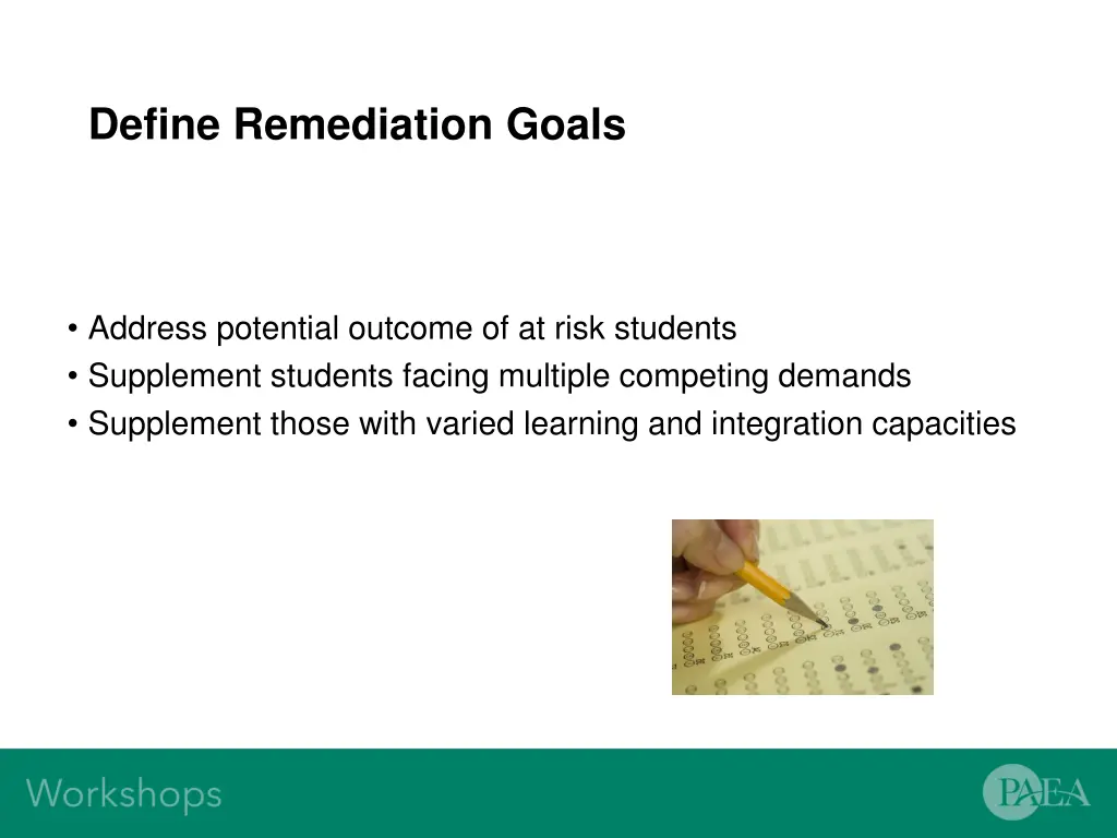 define remediation goals