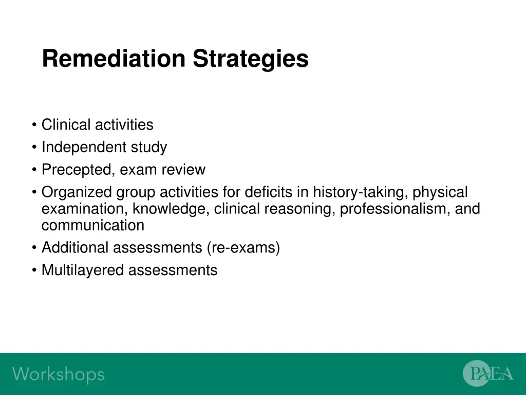 remediation strategies