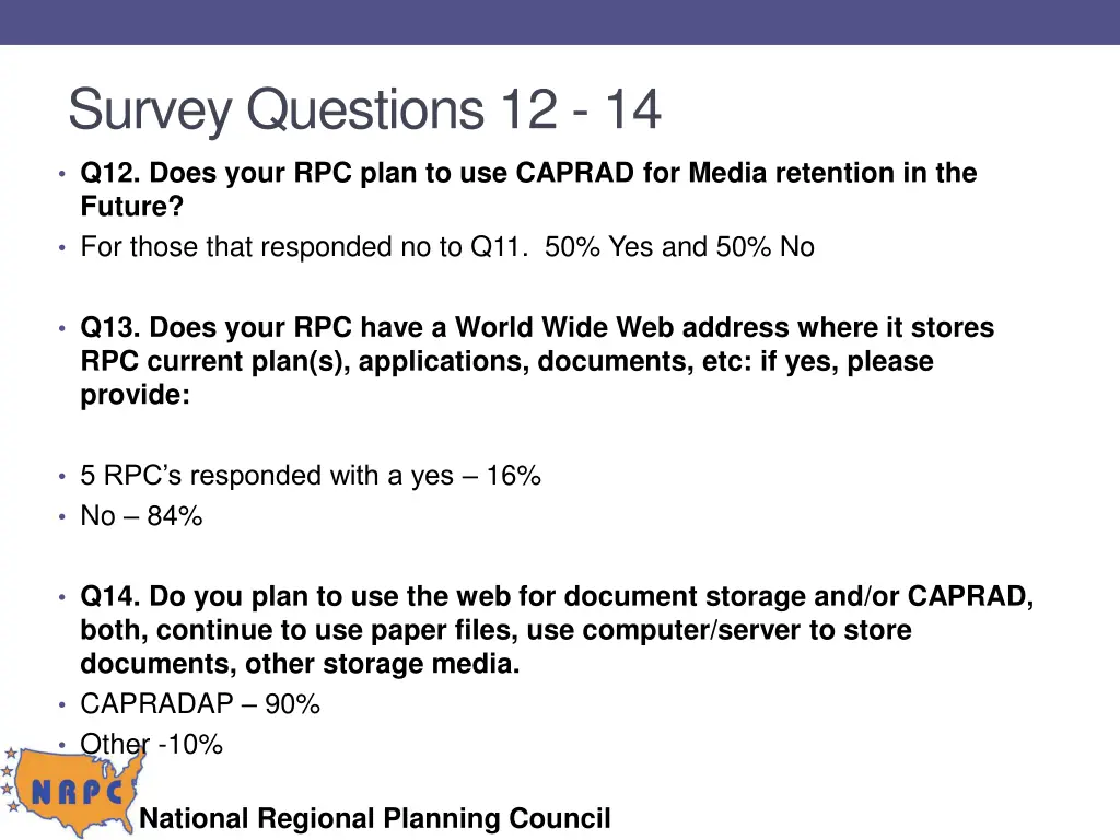 survey questions 12 14