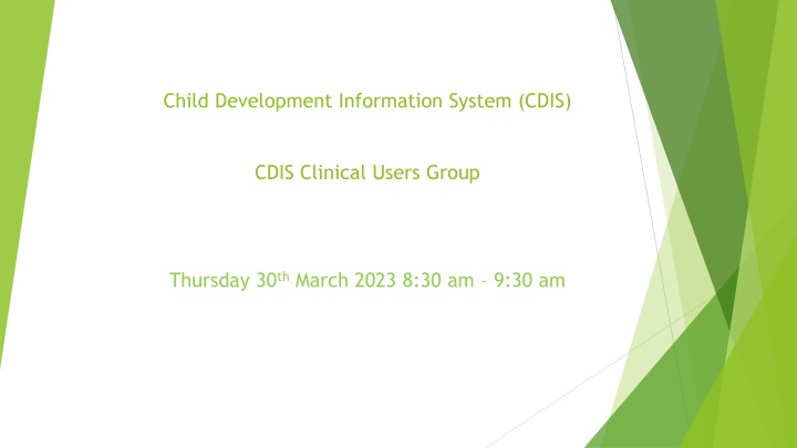 child development information system cdis