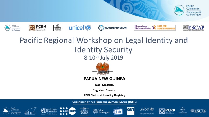 pacific regional workshop on legal identity