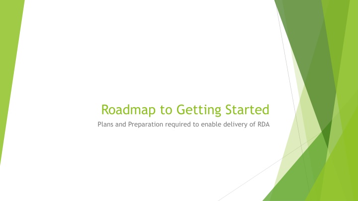 roadmap to getting started plans and preparation