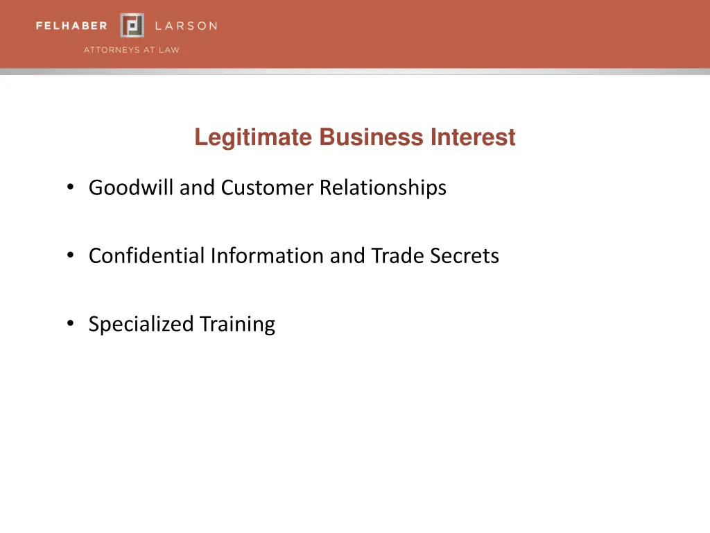 legitimate business interest