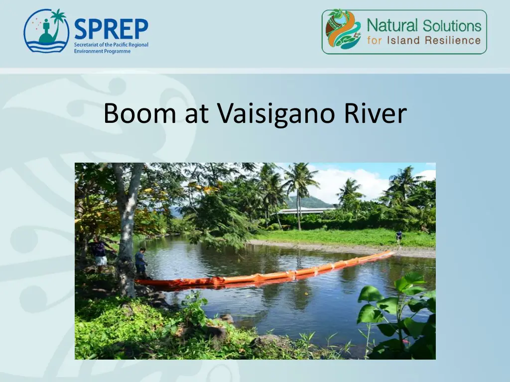 boom at vaisigano river