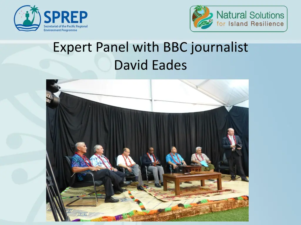 expert panel with bbc journalist david eades