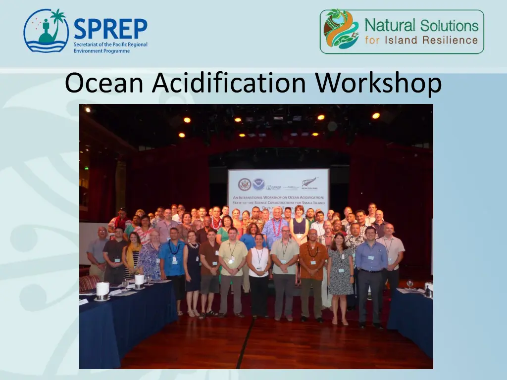 ocean acidification workshop