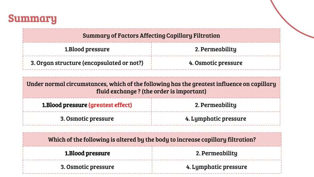 summary summary