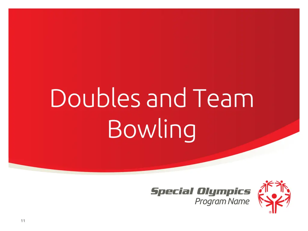 doubles and team bowling