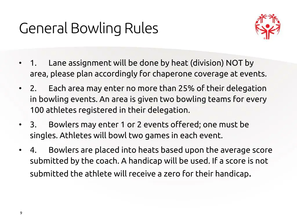 general bowling rules