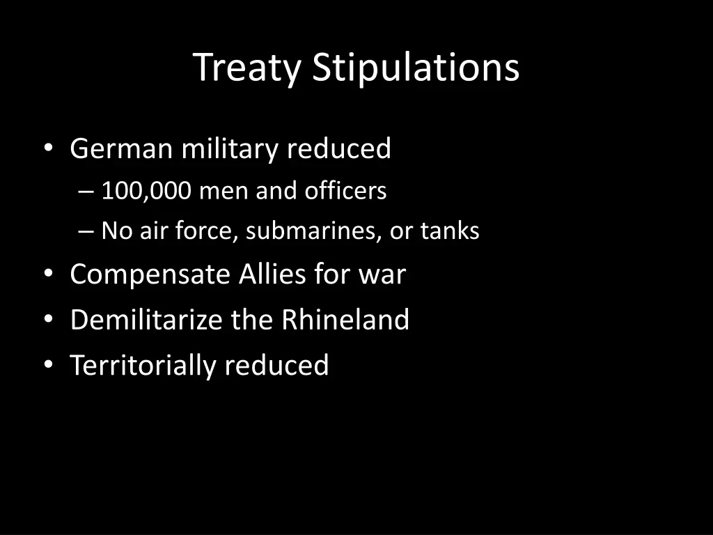 treaty stipulations