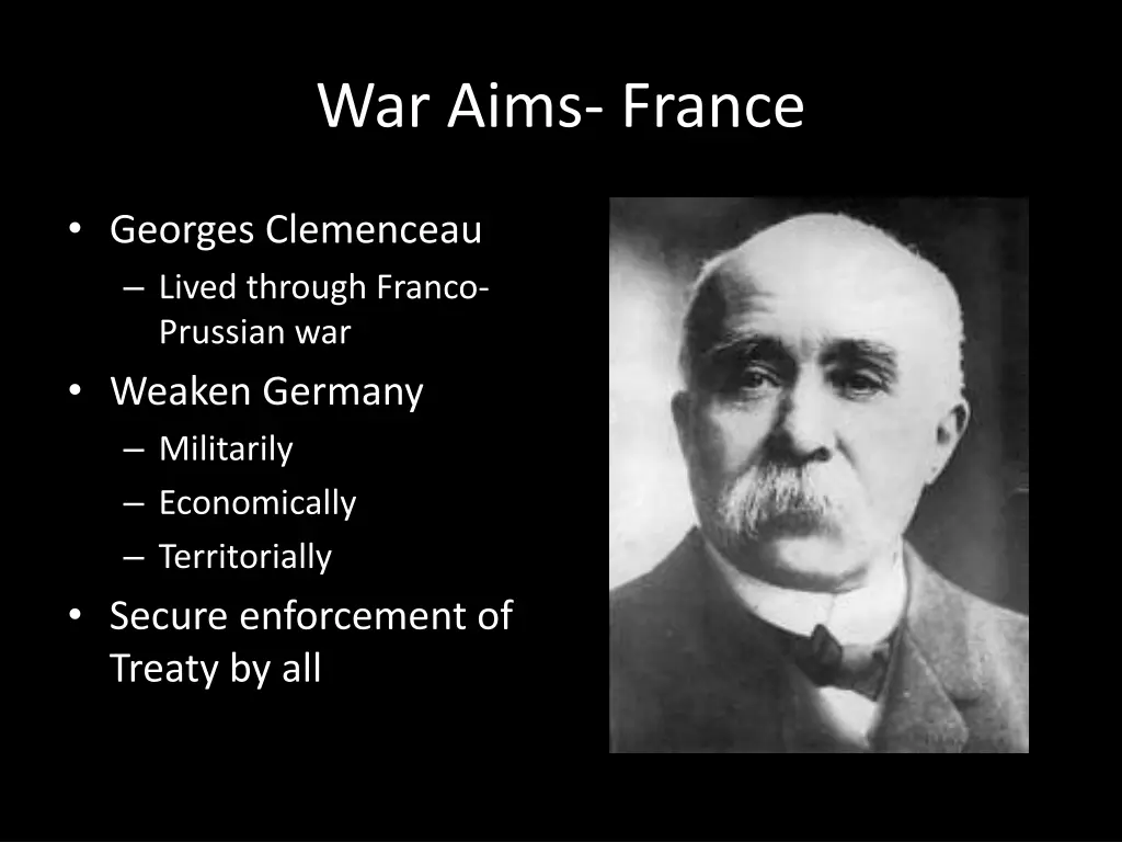 war aims france