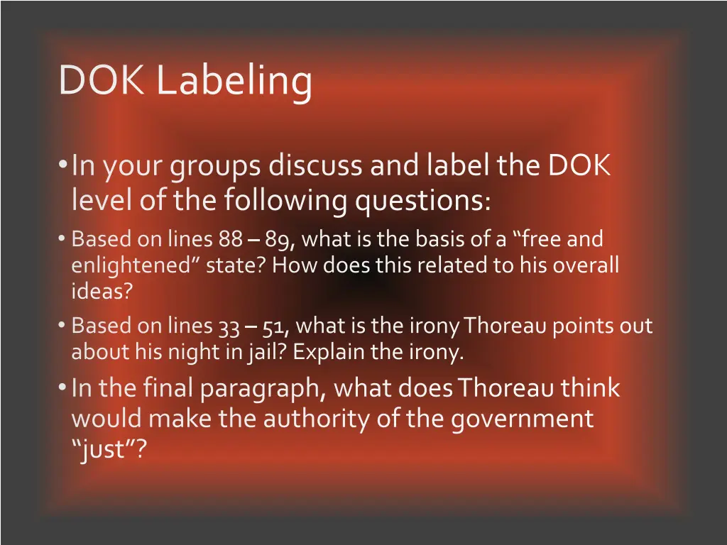 dok labeling