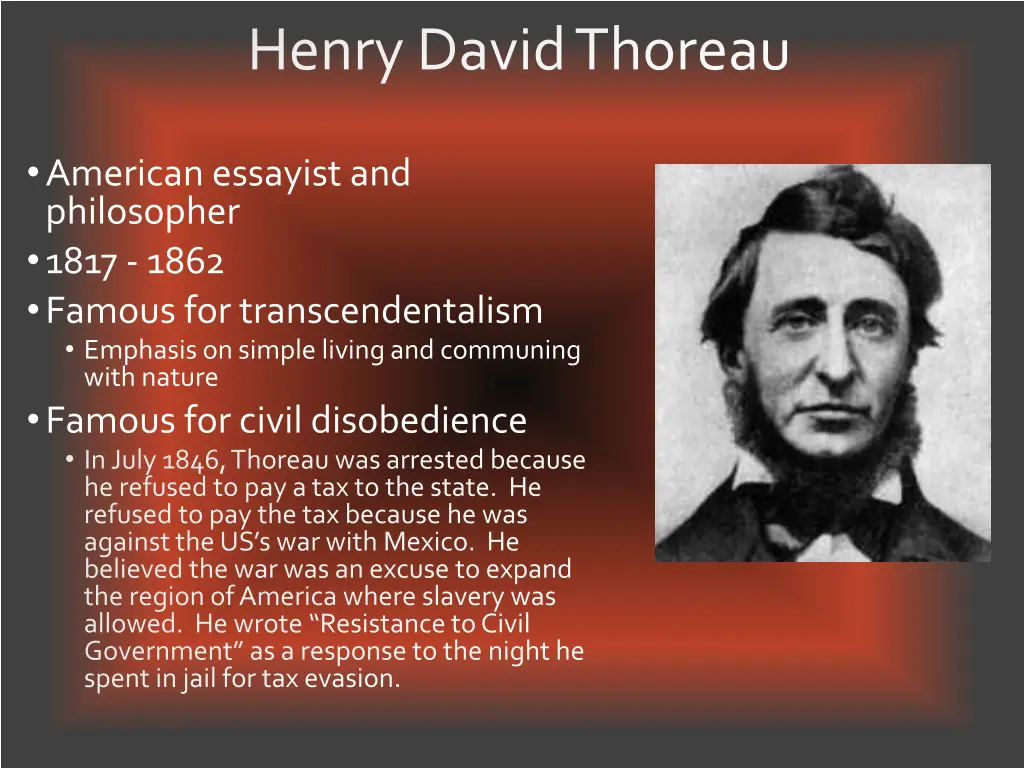 henry david thoreau