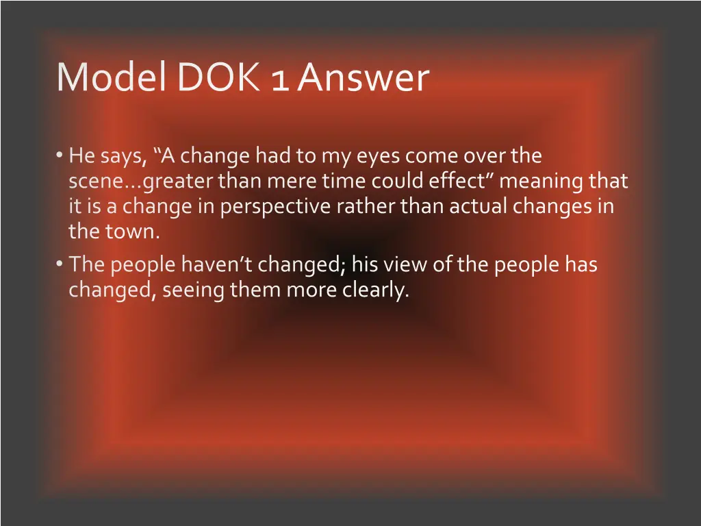 model dok 1 answer