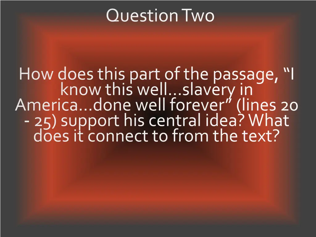 question two