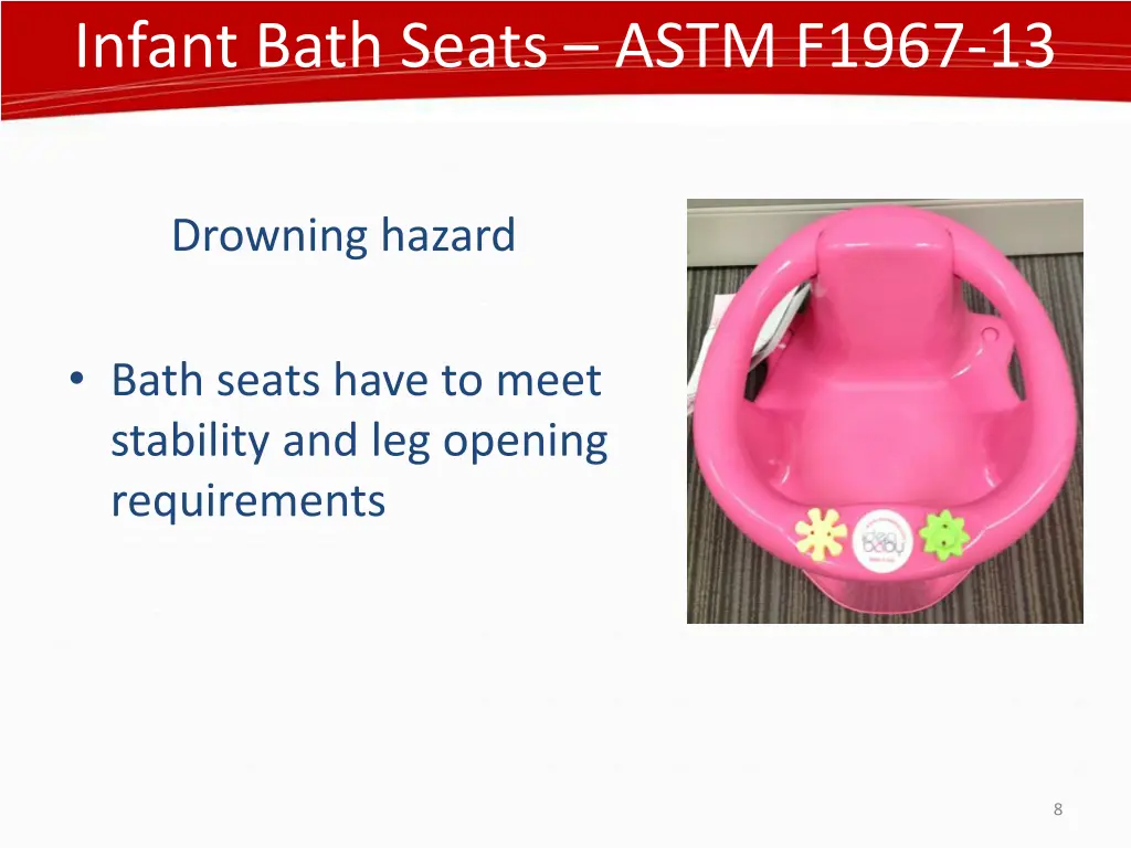 infant bath seats astm f1967 13