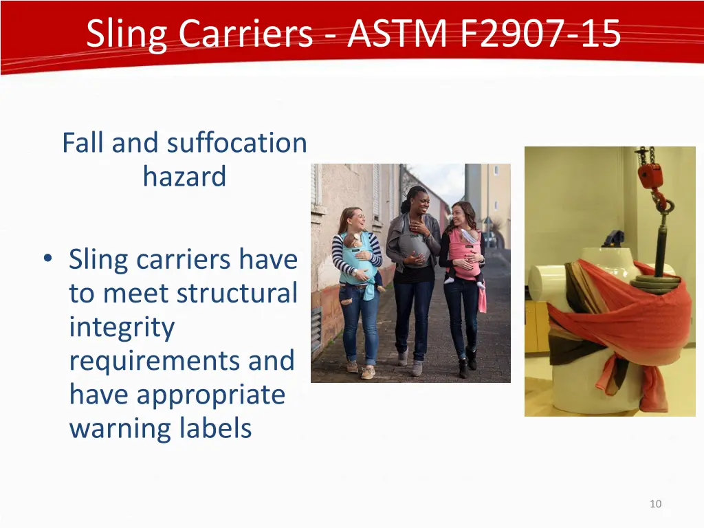 sling carriers astm f2907 15