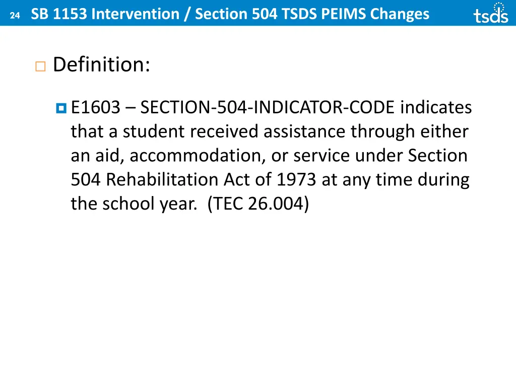 sb 1153 intervention section 504 tsds peims 3