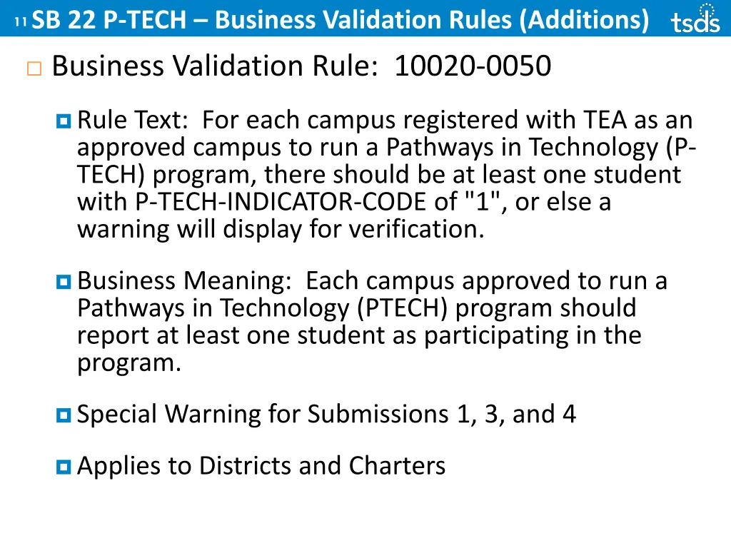 sb 22 p tech business validation rules additions