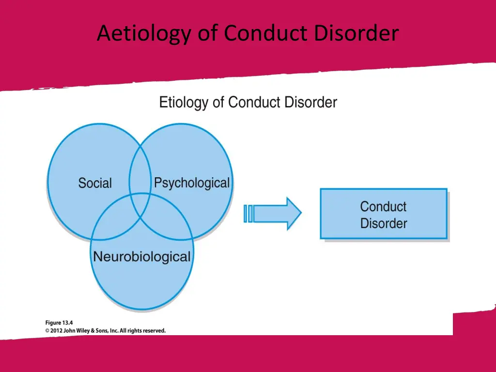 aetiology of conduct disorder