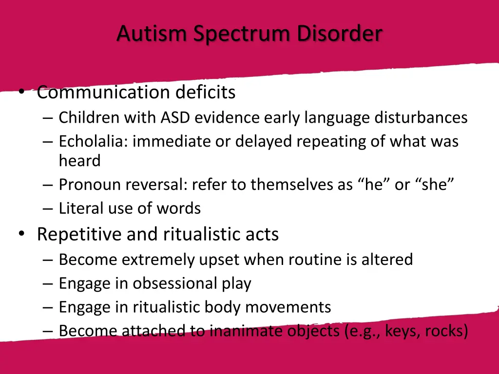 autism spectrum disorder 2