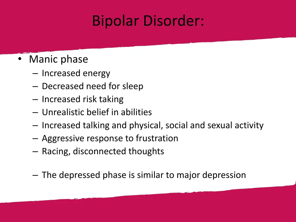 bipolar disorder