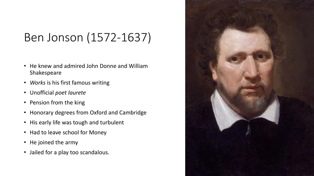 ben jonson 1572 1637