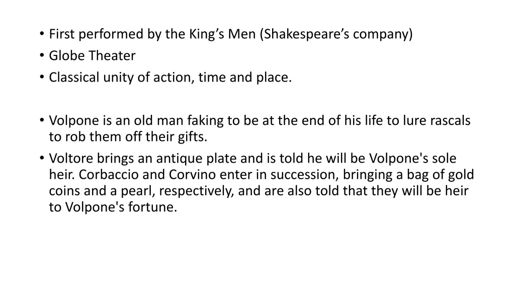 first performed by the king s men shakespeare