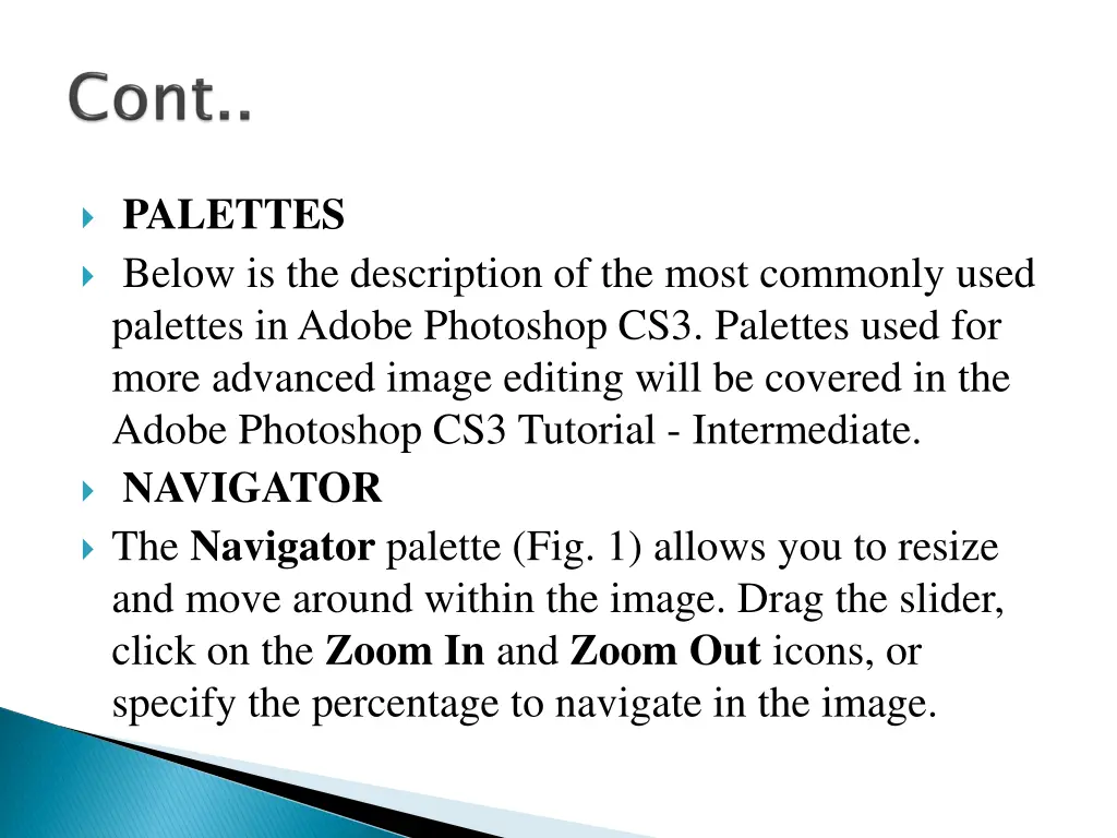 palettes below is the description of the most