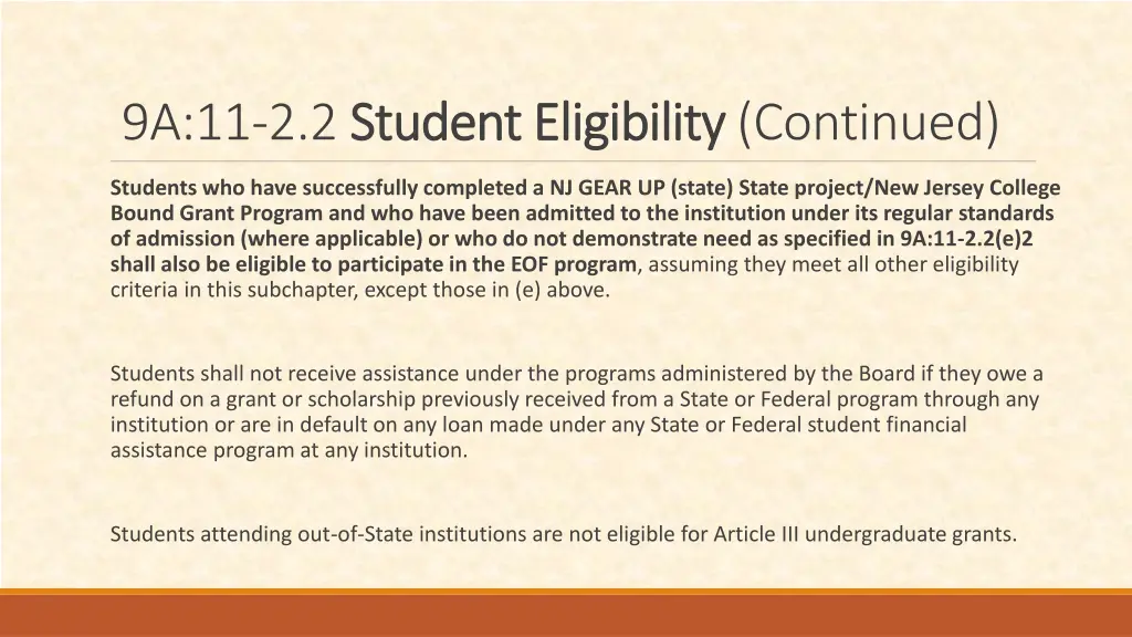 9a 11 2 2 student eligibility student eligibility 1