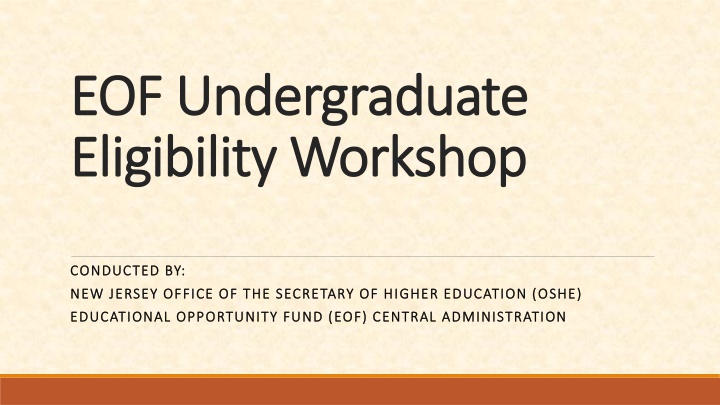 eof undergraduate eof undergraduate eligibility