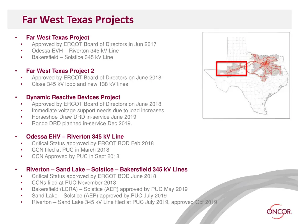 far west texas projects