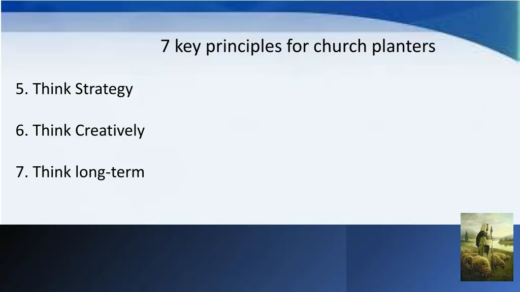 7 key principles for church planters 1