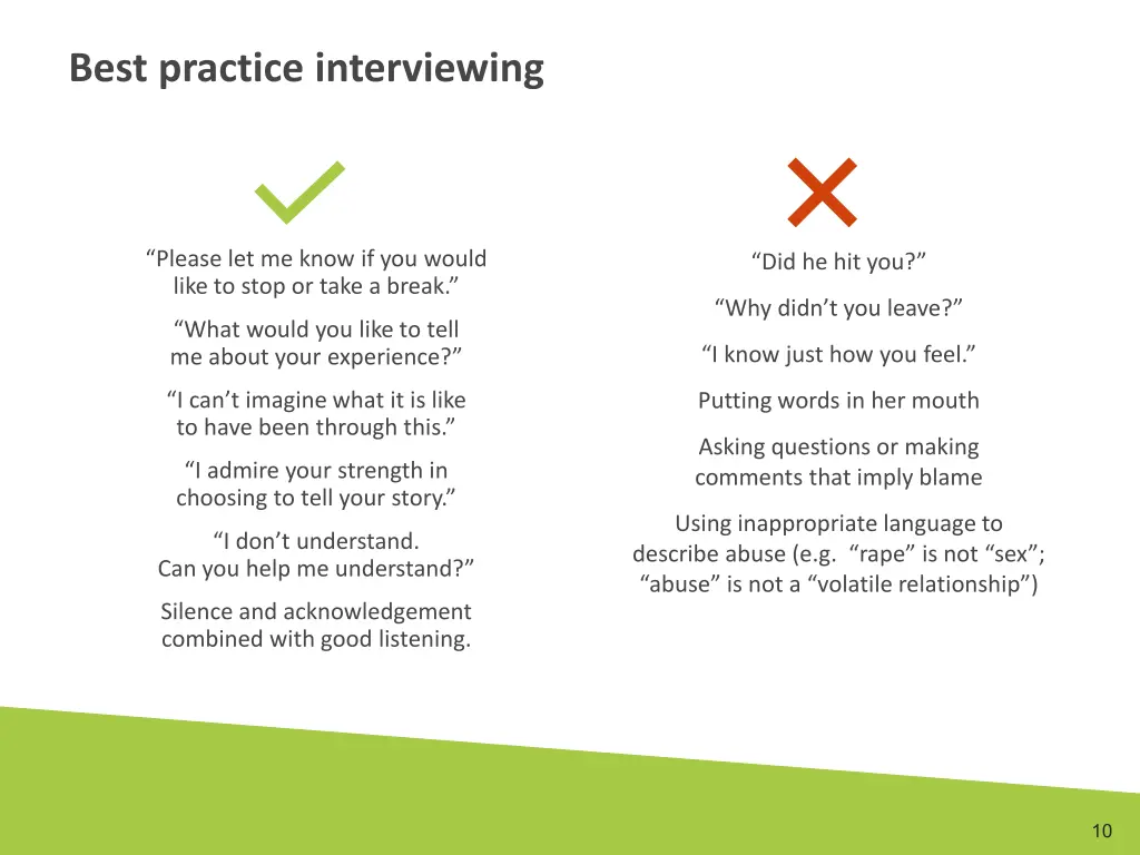 best practice interviewing 1