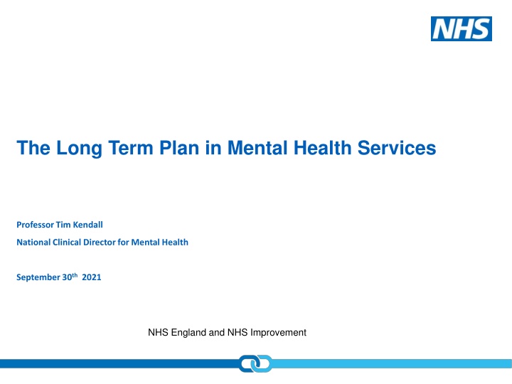 the long term plan in mental health services