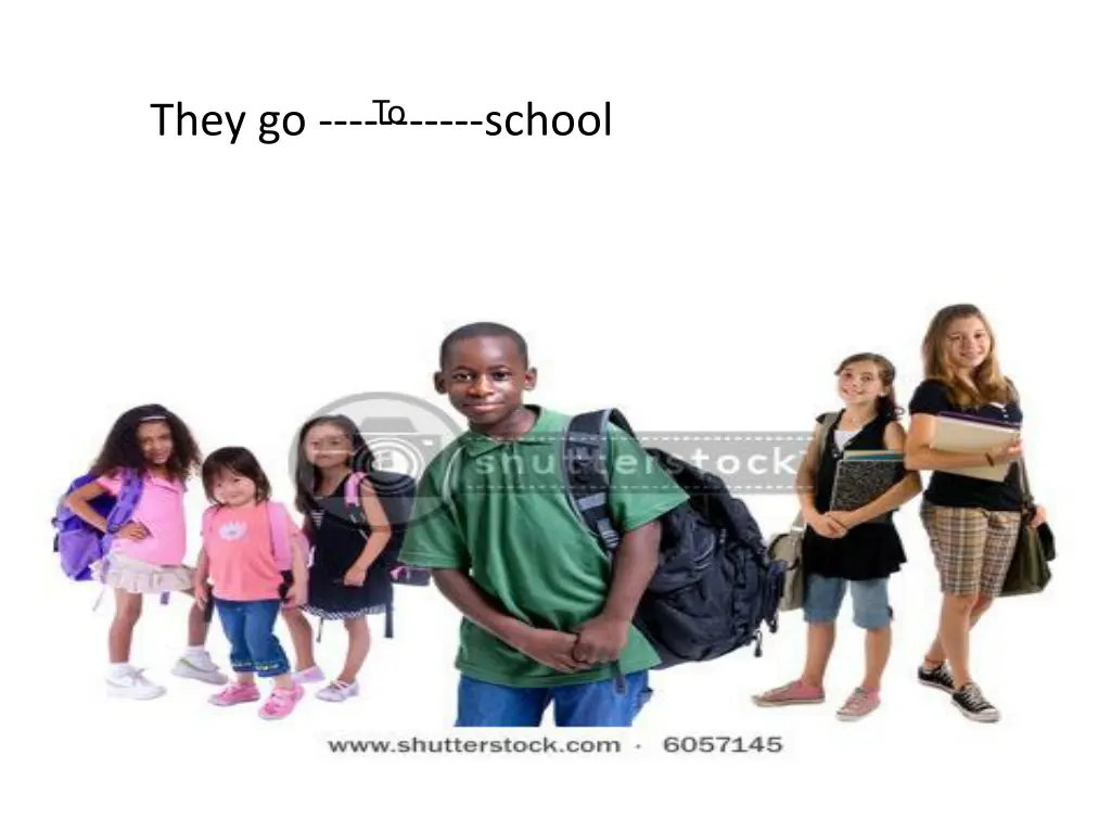 they go school to