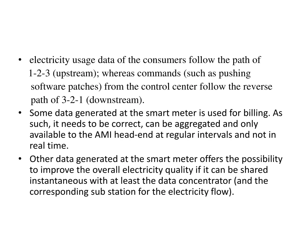 electricity usage data of the consumers follow