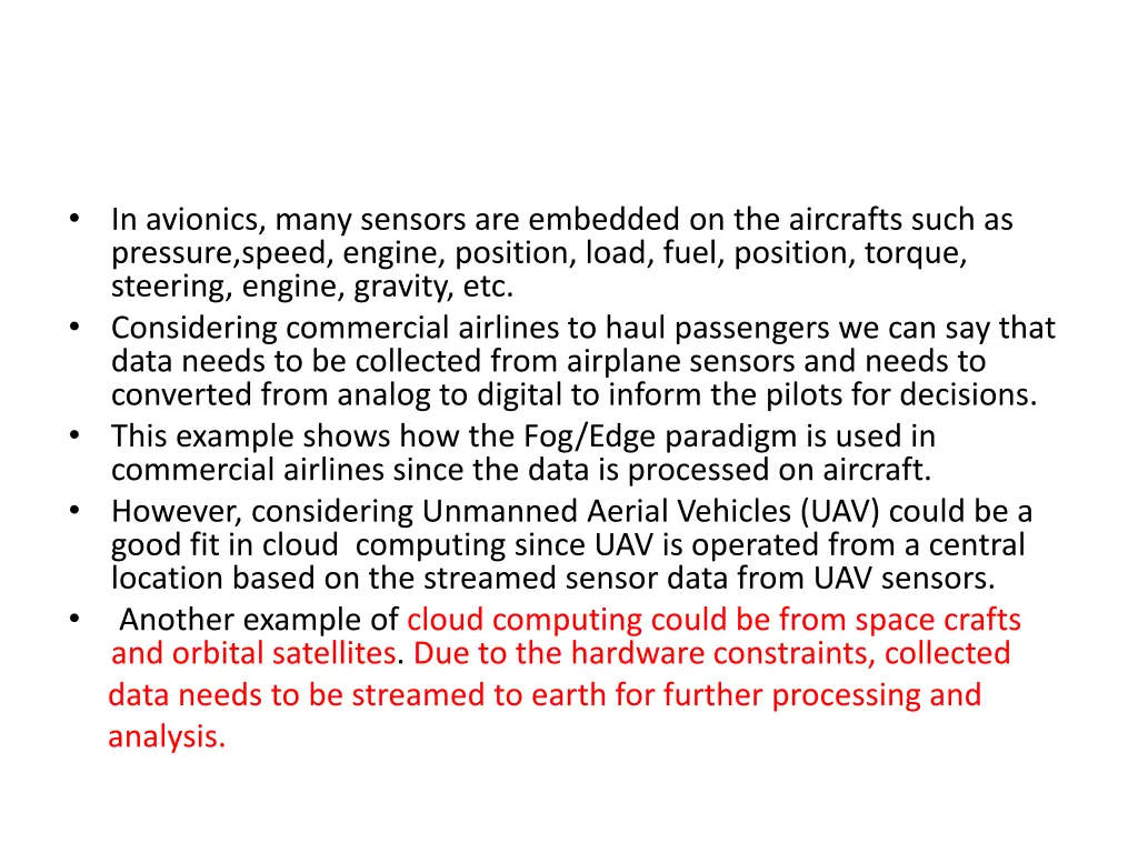 in avionics many sensors are embedded