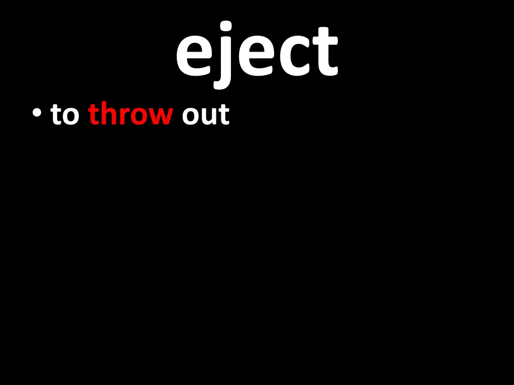 eject