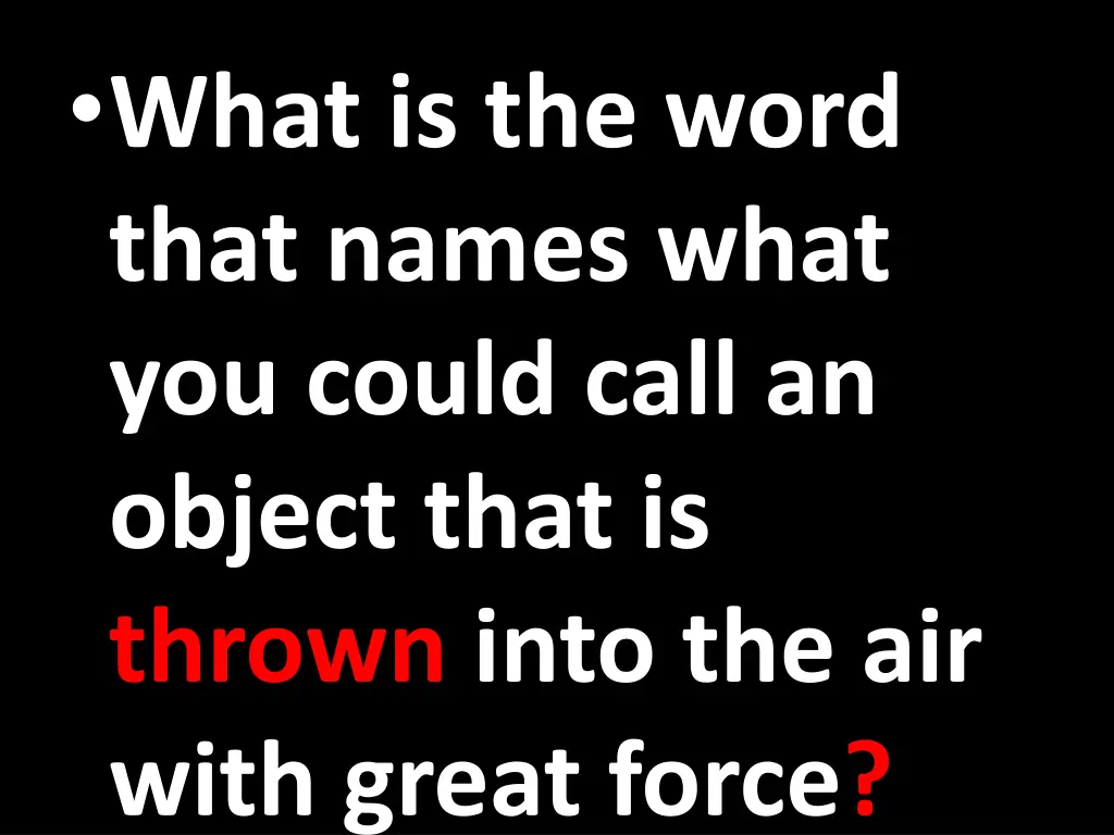 what is the word that names what you could call