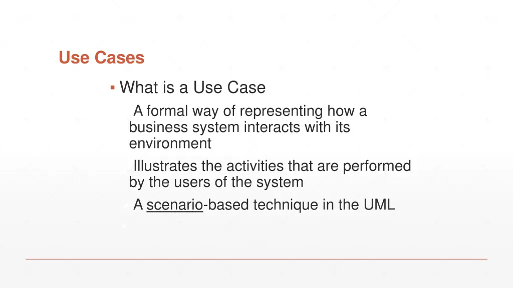 use cases