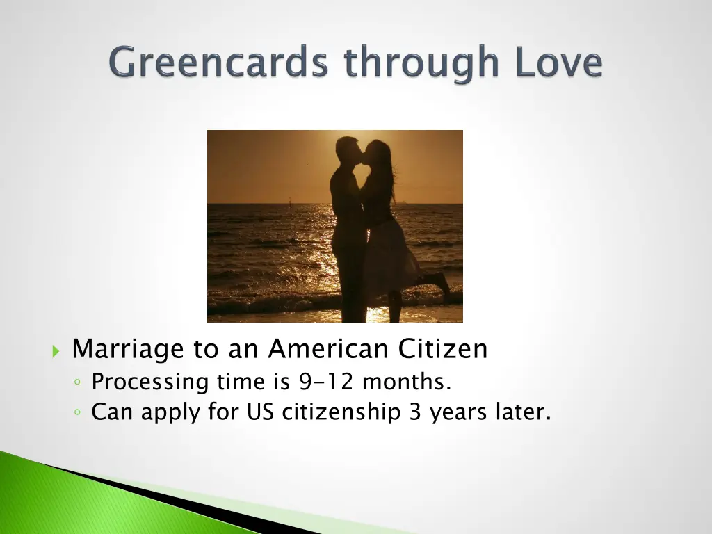 marriage to an american citizen processing time