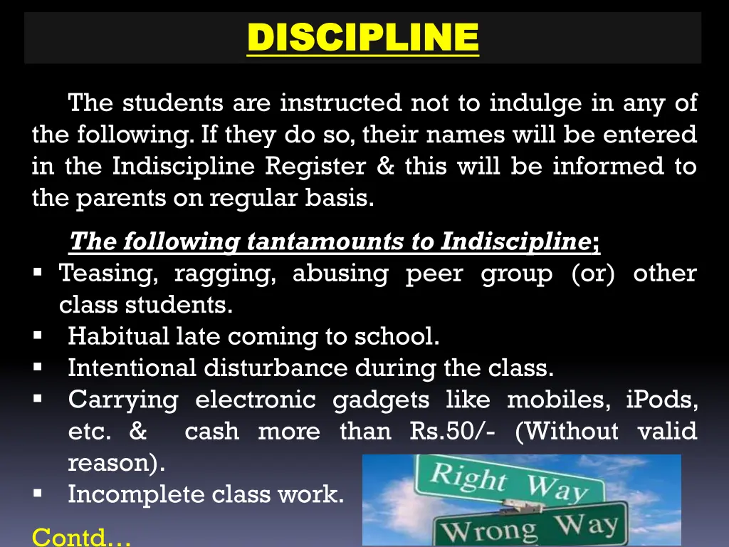 discipline discipline