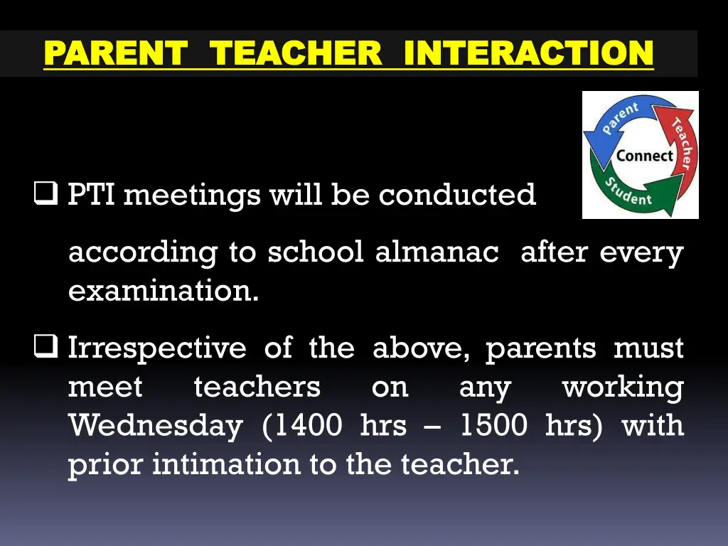 parent teacher interaction parent teacher