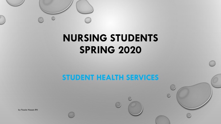 nursing students spring 2020