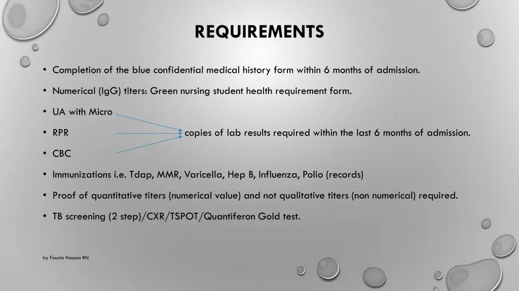 requirements