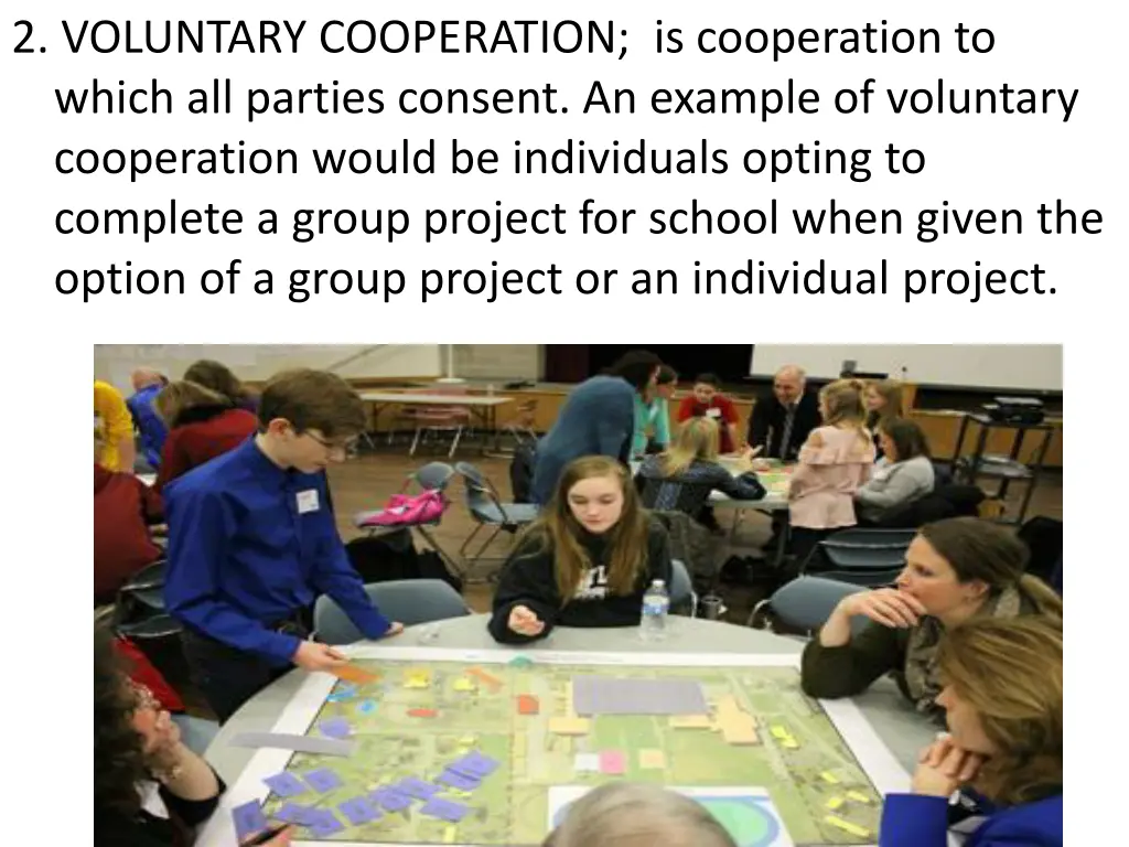 2 voluntary cooperation is cooperation to which