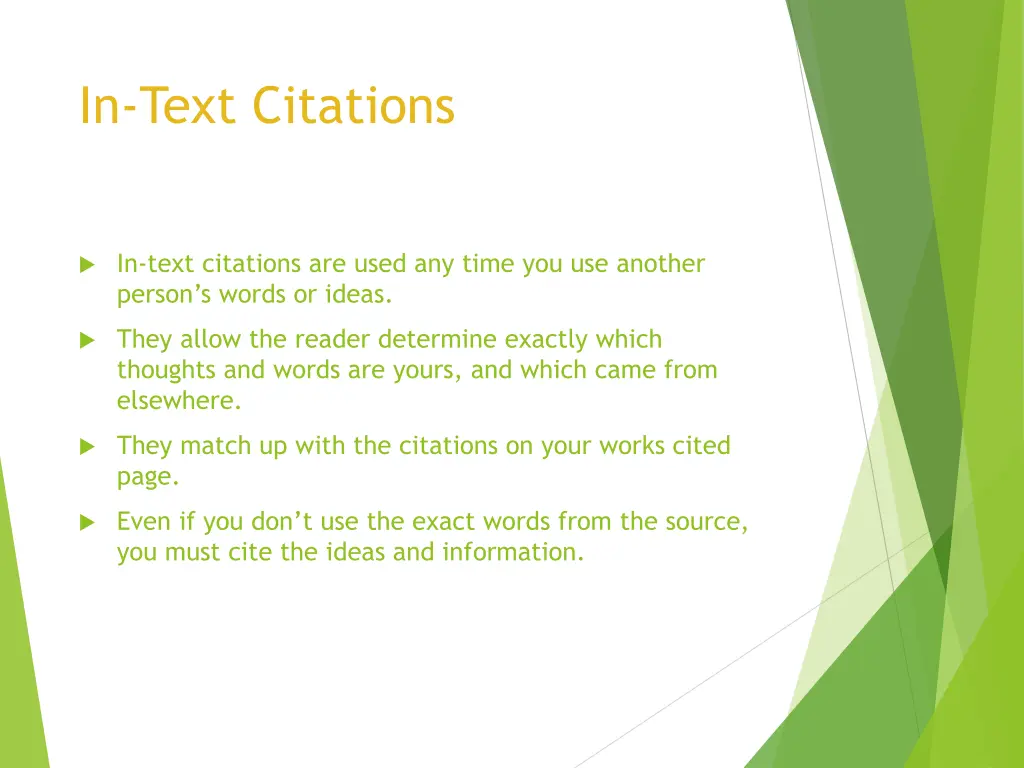 in text citations