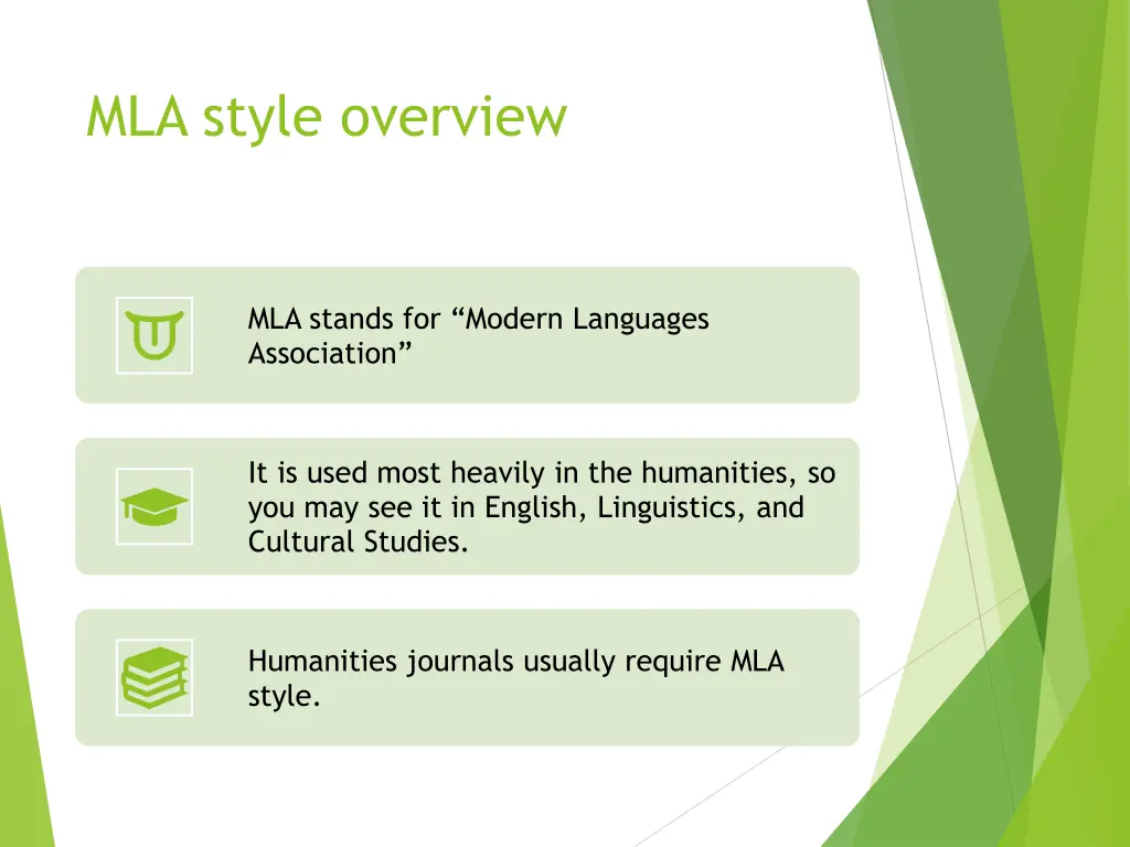 mla style overview